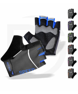 Cycling Gloves for Men – Gel Padding, Breathable & Anti-Slip Grip | Comfortable for Long Rides, Mountain Biking & Road Cycling