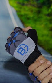 Breathable cycling gloves with gel inserts offering comfort and grip for long rides
